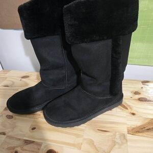 Elegant Black Winter Boots for Women